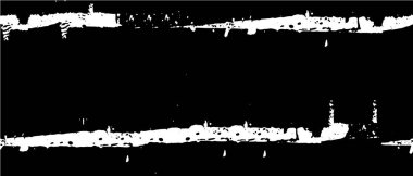 Grunge üst üste biniyor. Soyut siyah-beyaz vektör arkaplanı. Çatlak, leke ve noktalarda kirli desenli tek renkli klasik yüzey. Karanlık korku tarzında eski bir duvar.