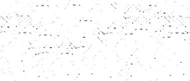 Grunge üst üste biniyor. Soyut siyah-beyaz vektör arkaplanı. Çatlak, leke ve noktalarda kirli desenli tek renkli klasik yüzey. Karanlık korku tarzında eski bir duvar.