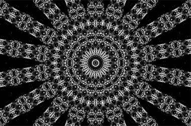 Siyah ve beyaz tonların efekti de dahil olmak üzere soyut dokulu arkaplan.                