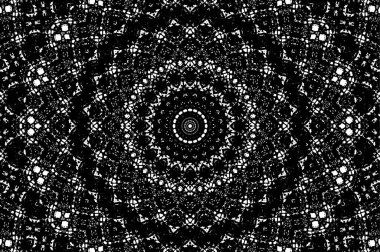 Grunge üst üste biniyor. Soyut siyah-beyaz vektör arkaplanı. Çatlak, leke ve noktalarda kirli desenli tek renkli klasik yüzey. Karanlık korku tarzında eski bir duvar.