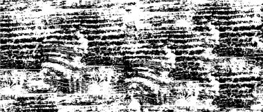 Grunge üst üste biniyor. Soyut siyah-beyaz vektör arkaplanı. Çatlak, leke ve noktalarda kirli desenli tek renkli klasik yüzey. Karanlık korku tarzında eski bir duvar.