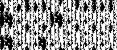 Grunge üst üste biniyor. Soyut siyah-beyaz vektör arkaplanı. Çatlak, leke ve noktalarda kirli desenli tek renkli klasik yüzey. Karanlık korku tarzında eski bir duvar.