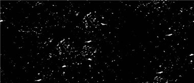 Grunge üst üste biniyor. Soyut siyah-beyaz vektör arkaplanı. Çatlak, leke ve noktalarda kirli desenli tek renkli klasik yüzey. Karanlık korku tarzında eski bir duvar.