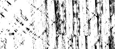 Grunge üst üste biniyor. Soyut siyah-beyaz vektör arkaplanı. Çatlak, leke ve noktalarda kirli desenli tek renkli klasik yüzey. Karanlık korku tarzında eski bir duvar.
