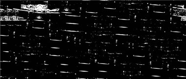 Grunge üst üste biniyor. Soyut siyah-beyaz vektör arkaplanı. Çatlak, leke ve noktalarda kirli desenli tek renkli klasik yüzey. Karanlık korku tarzında eski bir duvar.