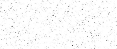 Grunge üst üste biniyor. Soyut siyah-beyaz vektör arkaplanı. Çatlak, leke ve noktalarda kirli desenli tek renkli klasik yüzey. Karanlık korku tarzında eski bir duvar.