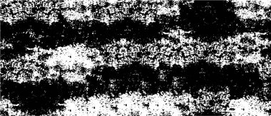 Grunge üst üste biniyor. Soyut siyah-beyaz vektör arkaplanı. Çatlak, leke ve noktalarda kirli desenli tek renkli klasik yüzey. Karanlık korku tarzında eski bir duvar.