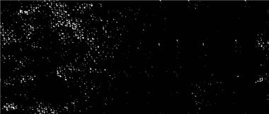 Grunge üst üste biniyor. Soyut siyah-beyaz vektör arkaplanı. Çatlak, leke ve noktalarda kirli desenli tek renkli klasik yüzey. Karanlık korku tarzında eski bir duvar.