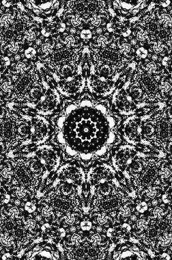 Grunge black and white pattern. Monochrome particles abstract texture. Background of cracks, scuffs, chips, stains, ink spots, lines. Dark design background surface. Gray printing element