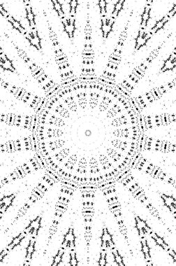 Grunge siyah ve beyaz dikişsiz desen. Tek renkli soyut doku. Çatlakların, sürtünmelerin, talaşların, lekelerin, mürekkep lekelerinin, çizgilerin arka planı. Koyu tasarım arka plan yüzeyi. Gri yazdırma öğesi