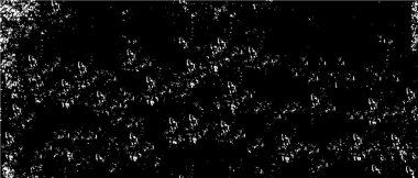 Grunge siyah ve beyaz dikişsiz desen. Tek renkli soyut doku. Çatlakların, sürtünmelerin, talaşların, lekelerin, mürekkep lekelerinin, çizgilerin arka planı. Koyu tasarım arka plan yüzeyi. Gri yazdırma öğesi