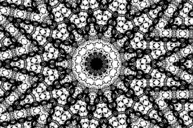 Grunge black and white pattern. Monochrome particles abstract texture. Background of cracks, scuffs, chips, stains, ink spots, lines. Dark design background surface. Gray printing element