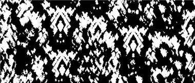 Grunge black and white pattern. Monochrome particles abstract texture. Background of cracks, scuffs, chips, stains, ink spots, lines. Dark design background surface. Gray printing element