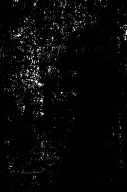 Grunge black and white pattern. Monochrome particles abstract texture. Background of cracks, scuffs, chips, stains, ink spots, lines. Dark design background surface. Gray printing element