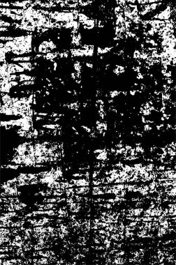 Grunge black and white pattern. Monochrome particles abstract texture. Background of cracks, scuffs, chips, stains, ink spots, lines. Dark design background surface. Gray printing element