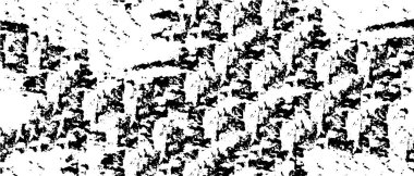 Grunge black and white pattern. Monochrome particles abstract texture. Background of cracks, scuffs, chips, stains, ink spots, lines. Dark design background surface. Gray printing element