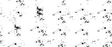 Grunge black and white pattern. Monochrome particles abstract texture. Background of cracks, scuffs, chips, stains, ink spots, lines. Dark design background surface. Gray printing element