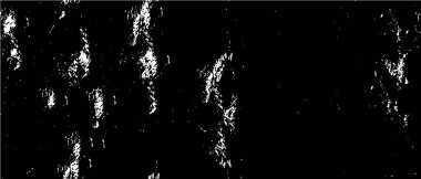 Vektör grunge dokusu. Siyah beyaz arka plan. Soyut monokrom resim koyu tonlarda solmuş bir efekt içerir