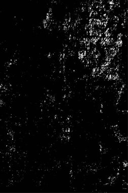 Vektör grunge dokusu. Siyah beyaz arka plan. Soyut monokrom resim koyu tonlarda solmuş bir efekt içerir