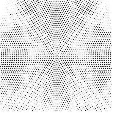 Vektör grunge dokusu. Siyah beyaz arka plan. Soyut monokrom resim koyu tonlarda solmuş bir efekt içerir