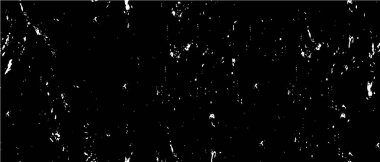 Vektör grunge dokusu. Siyah beyaz arka plan. Soyut monokrom resim koyu tonlarda solmuş bir efekt içerir