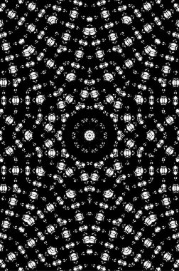 Vektör grunge dokusu. Siyah beyaz arka plan. Soyut monokrom resim koyu tonlarda solmuş bir efekt içerir