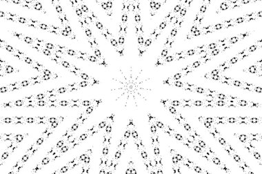 Vektör grunge dokusu. Siyah beyaz arka plan. Soyut monokrom resim koyu tonlarda solmuş bir efekt içerir