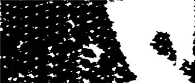 Vektör grunge dokusu. Siyah beyaz arka plan. Soyut monokrom resim koyu tonlarda solmuş bir efekt içerir