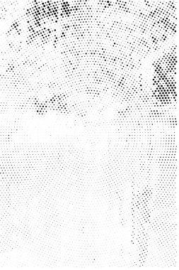 Vektör grunge dokusu. Siyah beyaz arka plan. Soyut monokrom resim koyu tonlarda solmuş bir efekt içerir