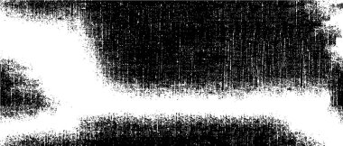 Vektör grunge dokusu. Siyah beyaz arka plan. Soyut monokrom resim koyu tonlarda solmuş bir efekt içerir