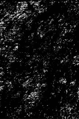 Vektör grunge dokusu. Siyah beyaz arka plan. Soyut monokrom resim koyu tonlarda solmuş bir efekt içerir