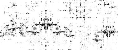 Vektör grunge dokusu. Siyah beyaz arka plan. Soyut monokrom resim koyu tonlarda solmuş bir efekt içerir