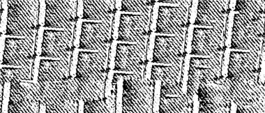 Vektör grunge dokusu. Siyah beyaz arka plan. Soyut monokrom resim koyu tonlarda solmuş bir efekt içerir