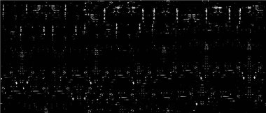 Vektör grunge dokusu. Siyah beyaz arka plan. Soyut monokrom resim koyu tonlarda solmuş bir efekt içerir