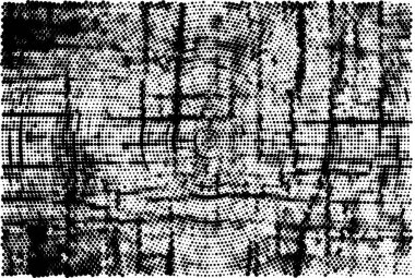 Vektör grunge dokusu. Siyah beyaz arka plan. Soyut monokrom resim koyu tonlarda solmuş bir efekt içerir