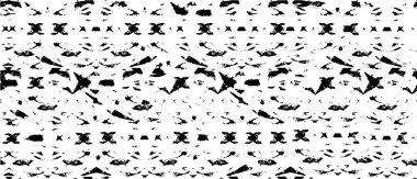 Vektör grunge dokusu. Siyah beyaz arka plan. Soyut monokrom resim koyu tonlarda solmuş bir efekt içerir