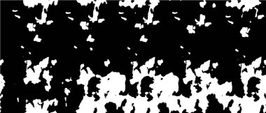 Vektör grunge dokusu. Siyah beyaz arka plan. Soyut monokrom resim koyu tonlarda solmuş bir efekt içerir