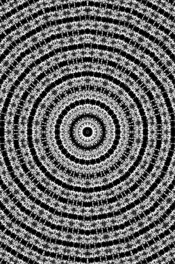 Vektör grunge dokusu. Siyah beyaz arka plan. Soyut monokrom resim koyu tonlarda solmuş bir efekt içerir