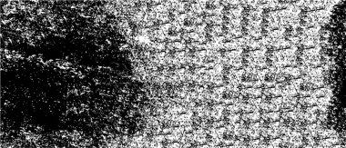 Vektör grunge dokusu. Siyah beyaz arka plan. Soyut monokrom resim koyu tonlarda solmuş bir efekt içerir