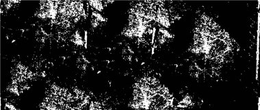 Vektör grunge dokusu. Siyah beyaz arka plan. Soyut monokrom resim koyu tonlarda solmuş bir efekt içerir