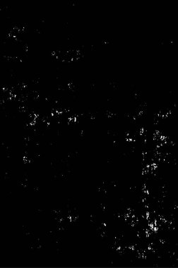 Vektör grunge dokusu. Siyah beyaz arka plan. Soyut monokrom resim koyu tonlarda solmuş bir efekt içerir