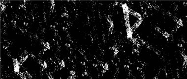 Vektör grunge dokusu. Siyah beyaz arka plan. Soyut monokrom resim koyu tonlarda solmuş bir efekt içerir