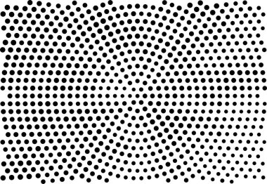 Vektör grunge dokusu. Siyah beyaz arka plan. Soyut monokrom resim koyu tonlarda solmuş bir efekt içerir