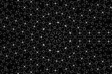 Vektör grunge dokusu. Siyah beyaz arka plan. Soyut monokrom resim koyu tonlarda solmuş bir efekt içerir