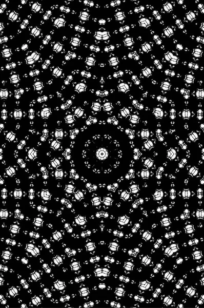 Vektör grunge dokusu. Siyah beyaz arka plan. Soyut monokrom resim koyu tonlarda solmuş bir efekt içerir