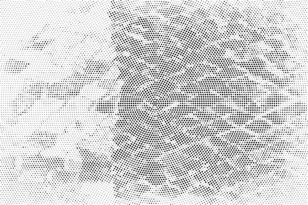 Vektör grunge dokusu. Siyah beyaz arka plan. Soyut monokrom resim koyu tonlarda solmuş bir efekt içerir