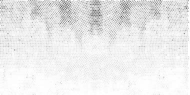 Grunge üst üste biniyor. Soyut siyah-beyaz vektör arkaplanı. Çatlak, leke ve noktalarda kirli desenli tek renkli klasik yüzey. Karanlık korku tarzında eski bir duvar.