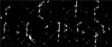 Grunge üst üste biniyor. Soyut siyah-beyaz vektör arkaplanı. Çatlak, leke ve noktalarda kirli desenli tek renkli klasik yüzey. Karanlık korku tarzında eski bir duvar.