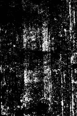 Grunge üst üste biniyor. Soyut siyah-beyaz vektör arkaplanı. Çatlak, leke ve noktalarda kirli desenli tek renkli klasik yüzey. Karanlık korku tarzında eski bir duvar.