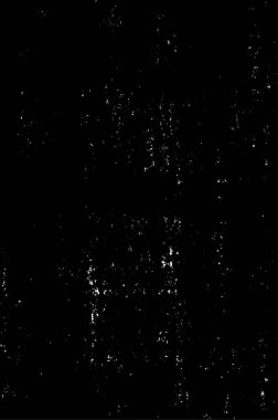 Grunge üst üste biniyor. Soyut siyah-beyaz vektör arkaplanı. Çatlak, leke ve noktalarda kirli desenli tek renkli klasik yüzey. Karanlık korku tarzında eski bir duvar.